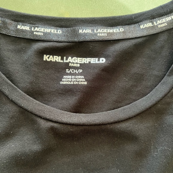 KARL LAGERFELD PARIS Sunglass Pocket T-Shirt —  Size S - Picture 2 of 12